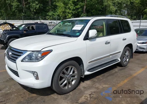 2013 Lexus Lx 570 из США, поврежденный, VIN JTJHY7AXXD4115989